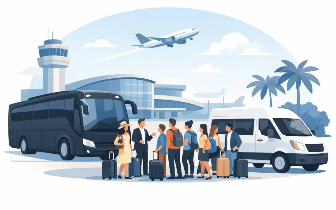 Airport Transportation for Large Groups
