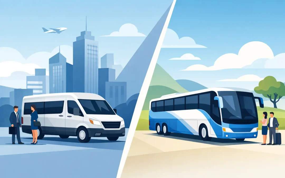 Corporate Shuttle Versus Charter Bus: Which Fits?