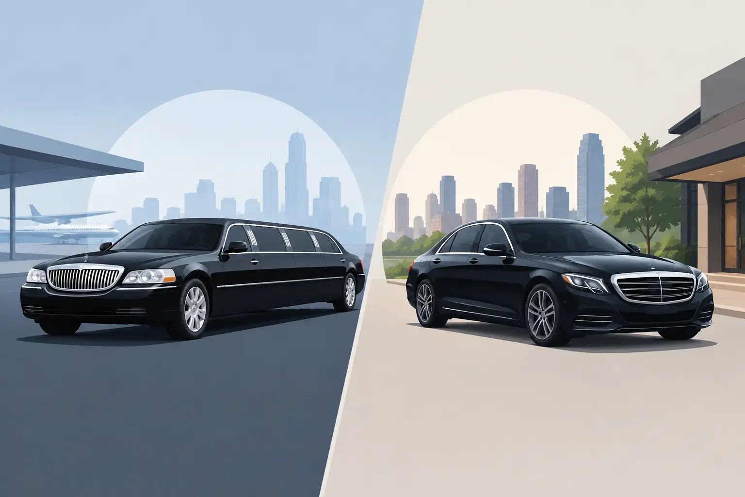 Difference Between Limo and Black Car Service