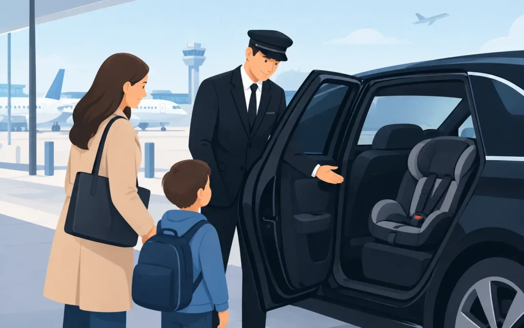 Do Chauffeurs Provide Child Seats for Airport Trips?