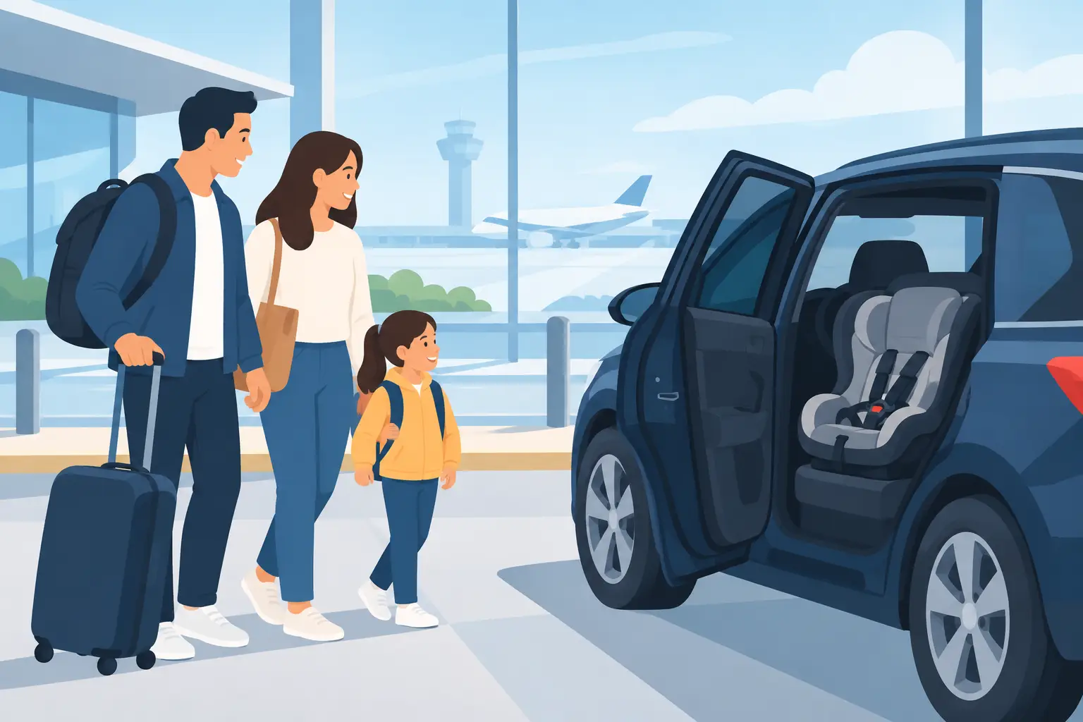 How to Request Child Seats for Airport Rides
