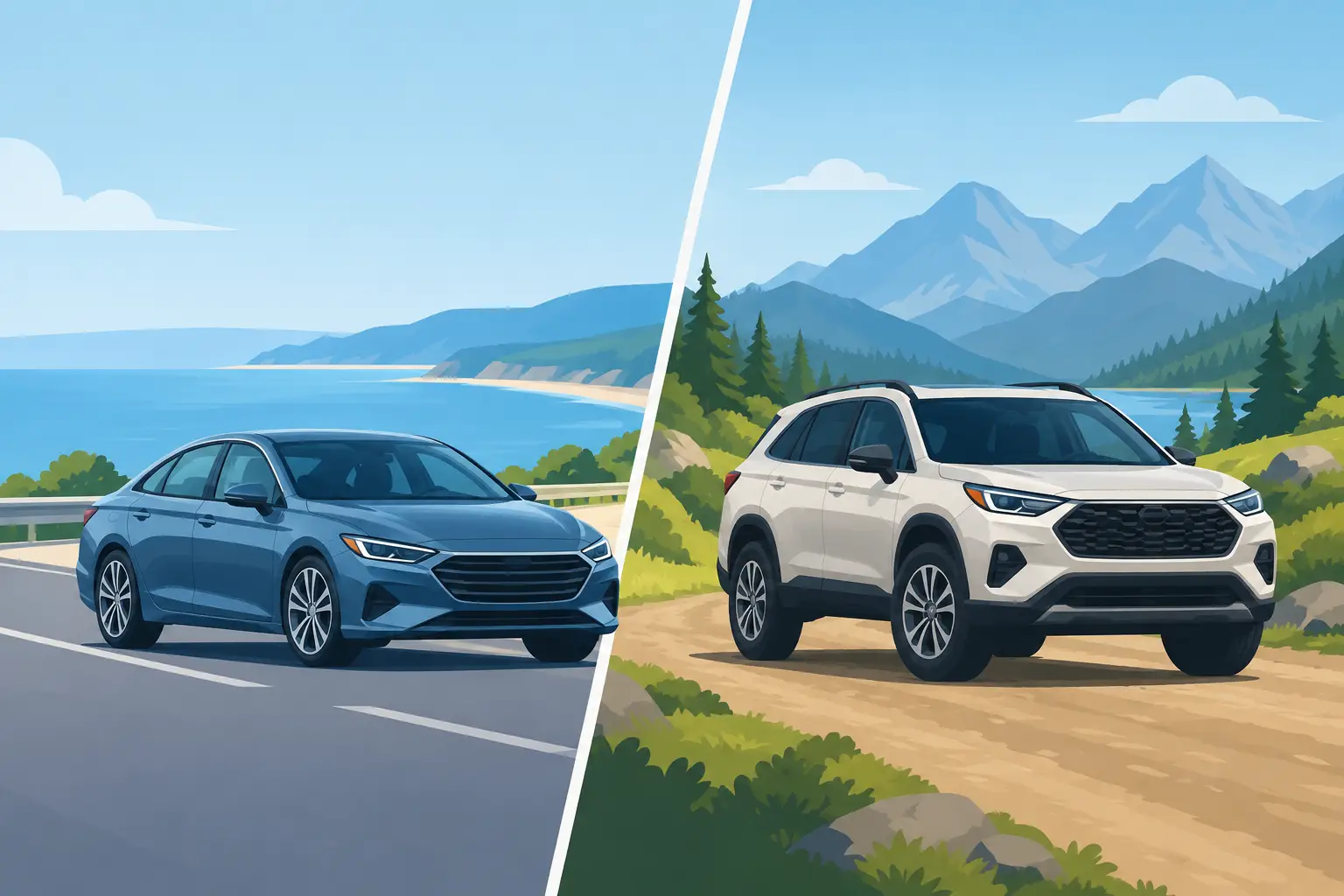Sedan Versus SUV: Which Ride Fits Your Trip?