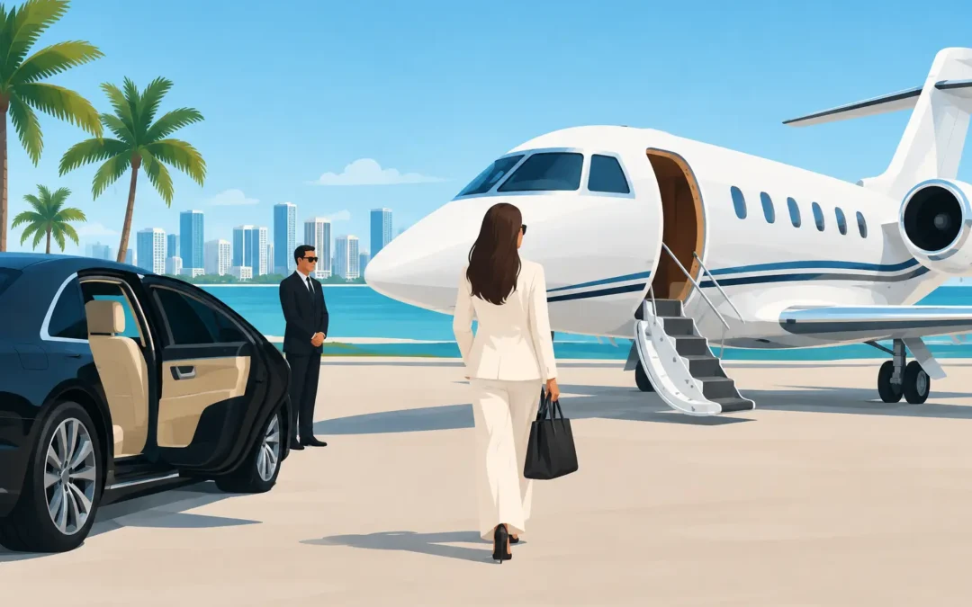 How to Arrange Private Jet Transfers in South Florida