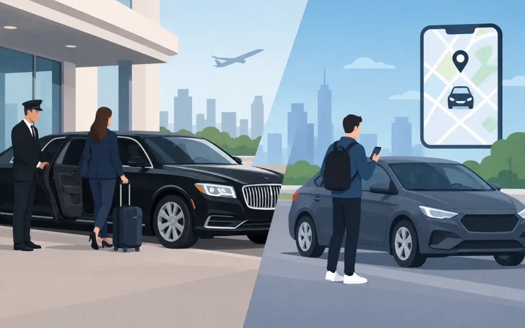 Limousine Versus Rideshare Service for Travel